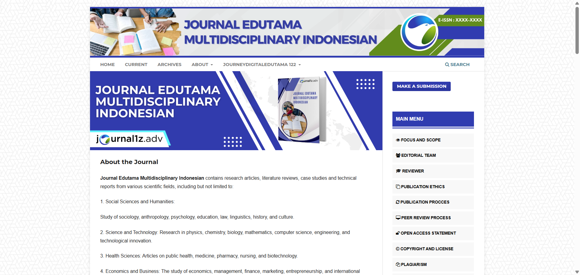 Journal Edutama Multidisciplinary Indonesian (JEMI)